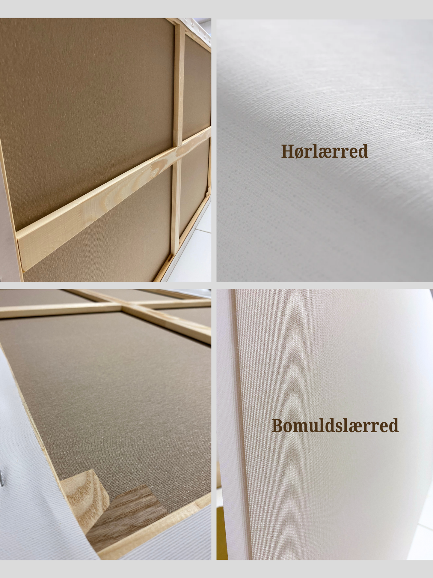 Malerlærreder 120x150cm m.kryds