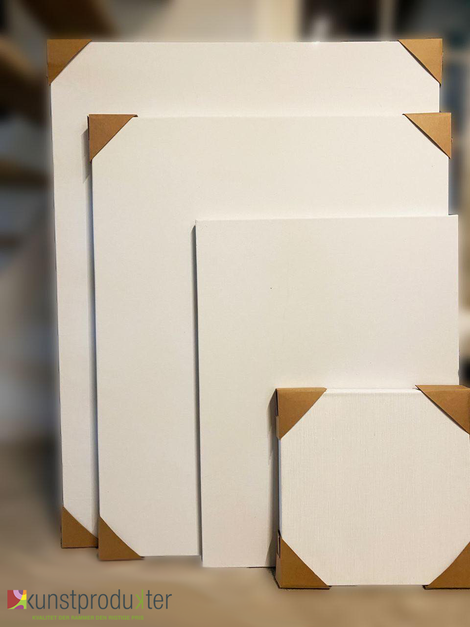 Malerlærred DUO 90x90 m.stiver - Malerlærreder